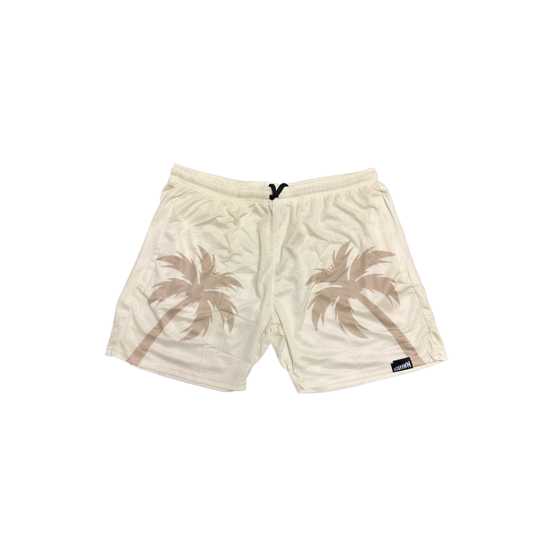 Sand At The Beach Shorts in Lemon Cream