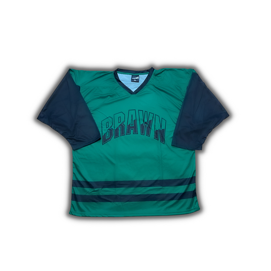 Half/Half Brawn Hockey Jersey in Green