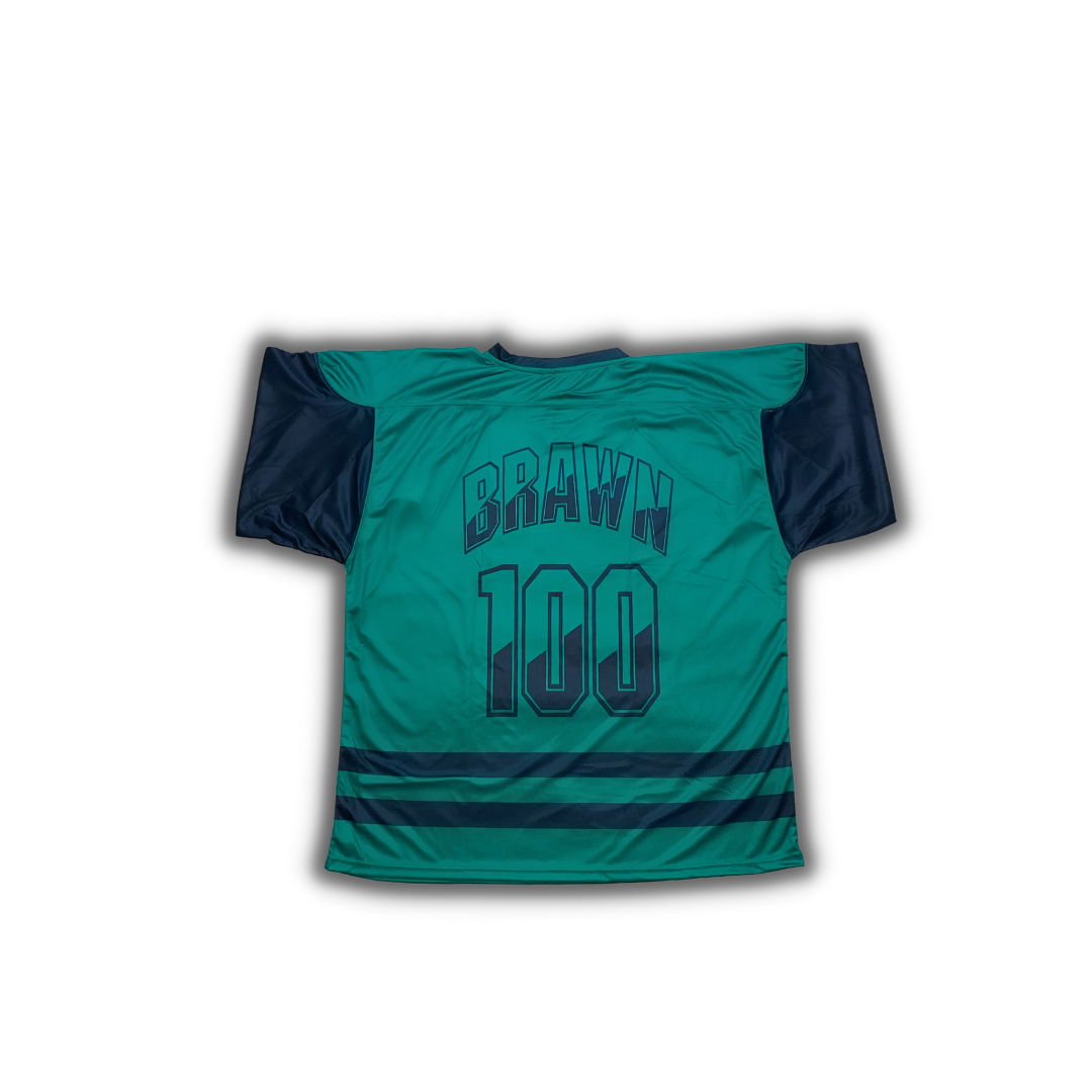 Half/Half Brawn Hockey Jersey in Green