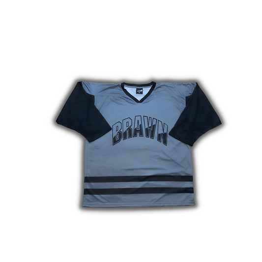 Half/Half Brawn Hockey Jersey in Grey