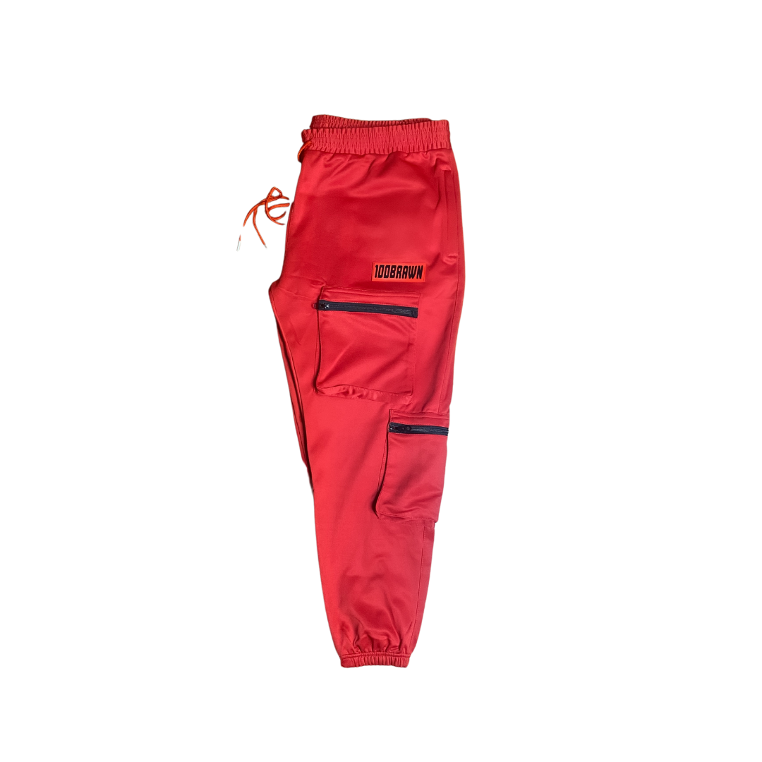 Ultra Brawn Tech Sweatpants in Red