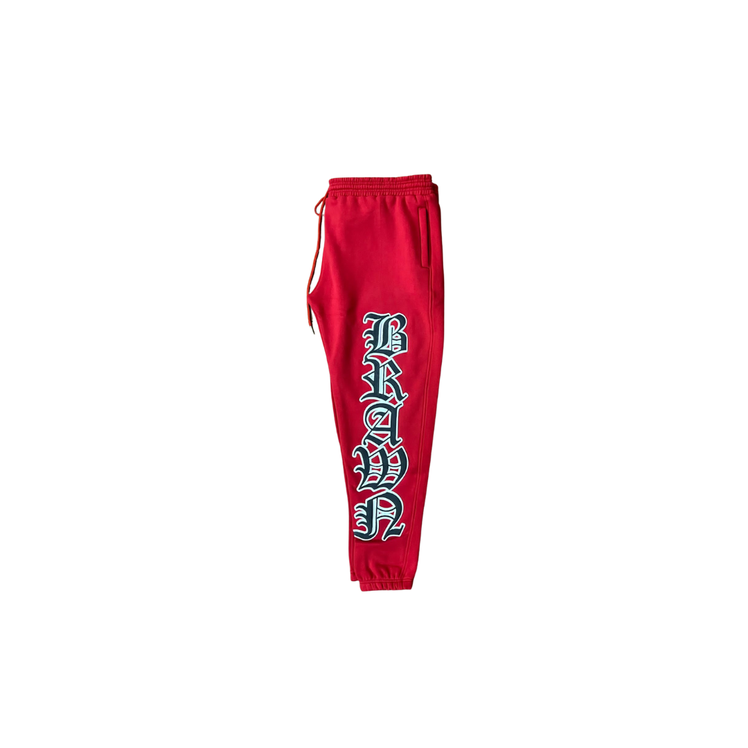 Old Eng Joggers in Red